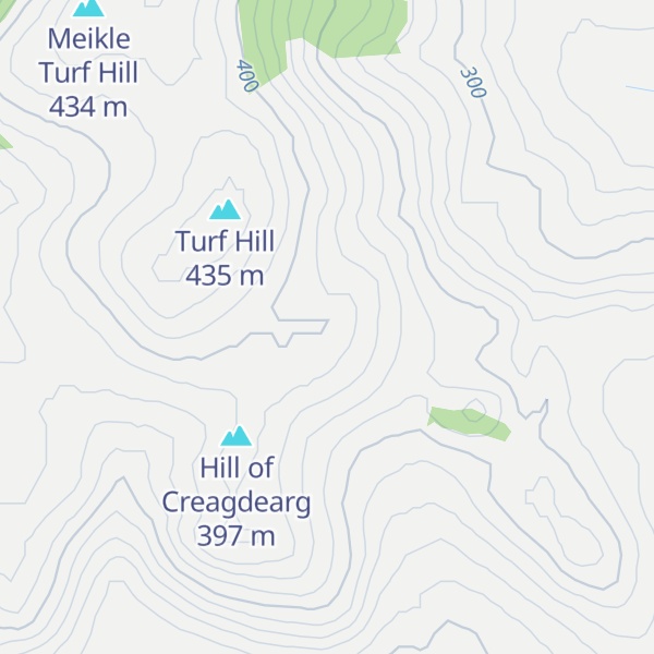 Map of Little Turf Hill