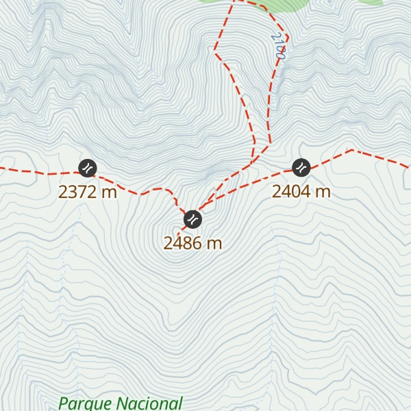 Map of Cerro del Almirez