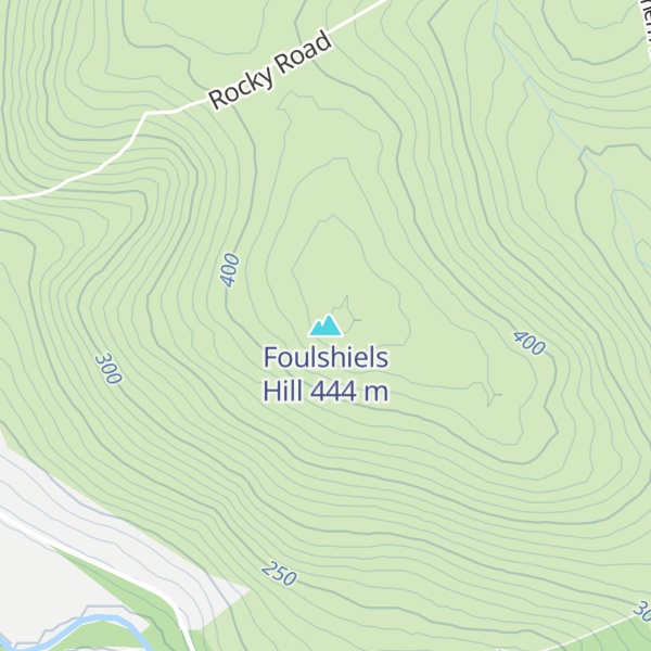 Map of Foulshiels Hill