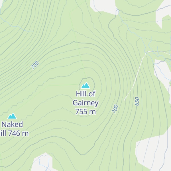 Map of Hill of Gairney