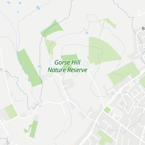 Map of Gaw Hill