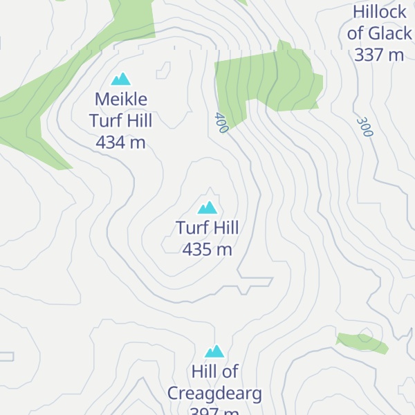 Map of Turf Hill