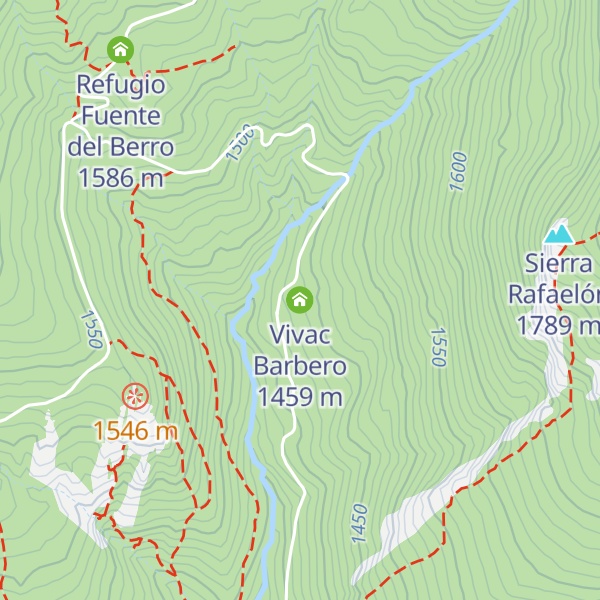 Map of Vivac Barbero