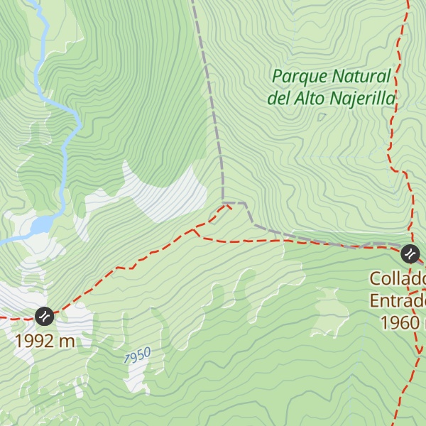 Map of Pico las Tres Provincias