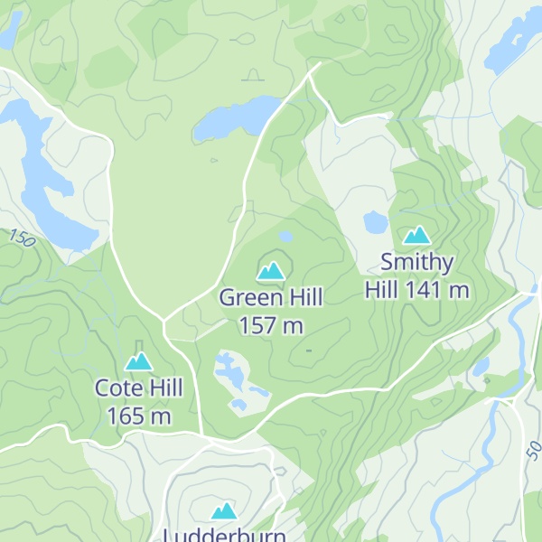 Map of Green Hill