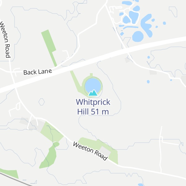 Map of Whitprick Hill