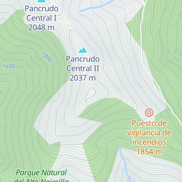 Map of Pancrudo Sur