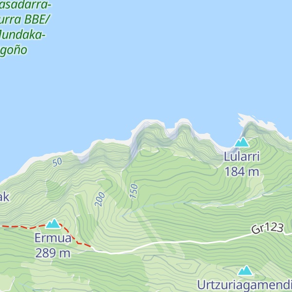 Map of Etzandarri