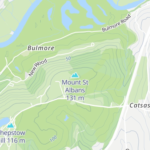 Map of Mount St Albans