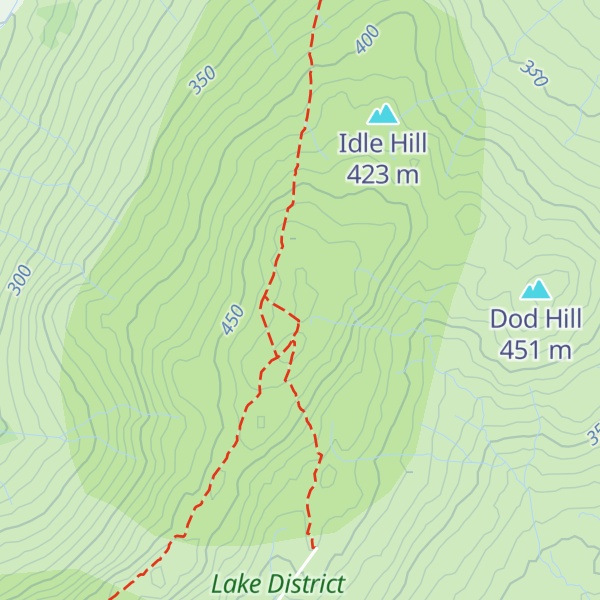 Map of Wansfell North Top