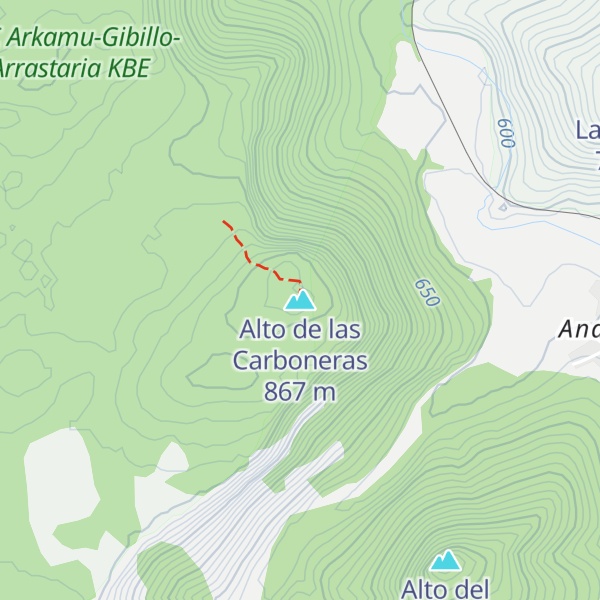 Map of Alto de las Carboneras