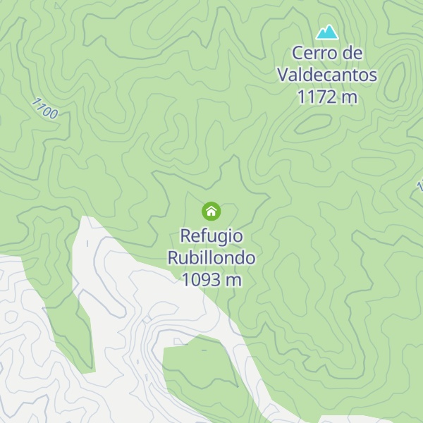 Map of Refugio Rubillondo