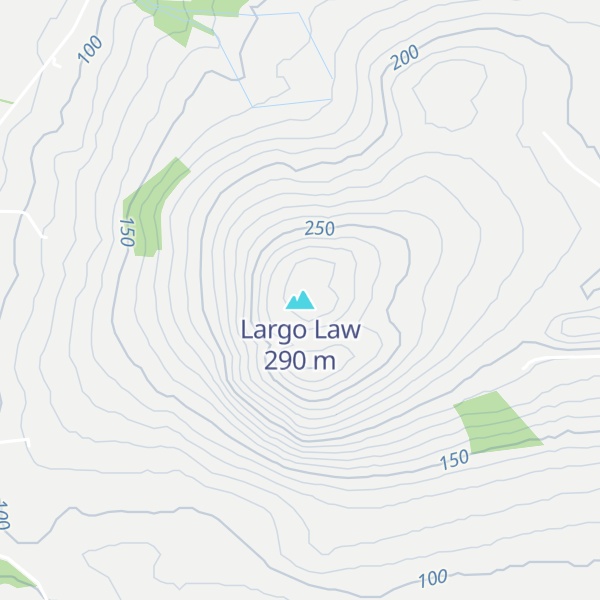 Map of Largo Law