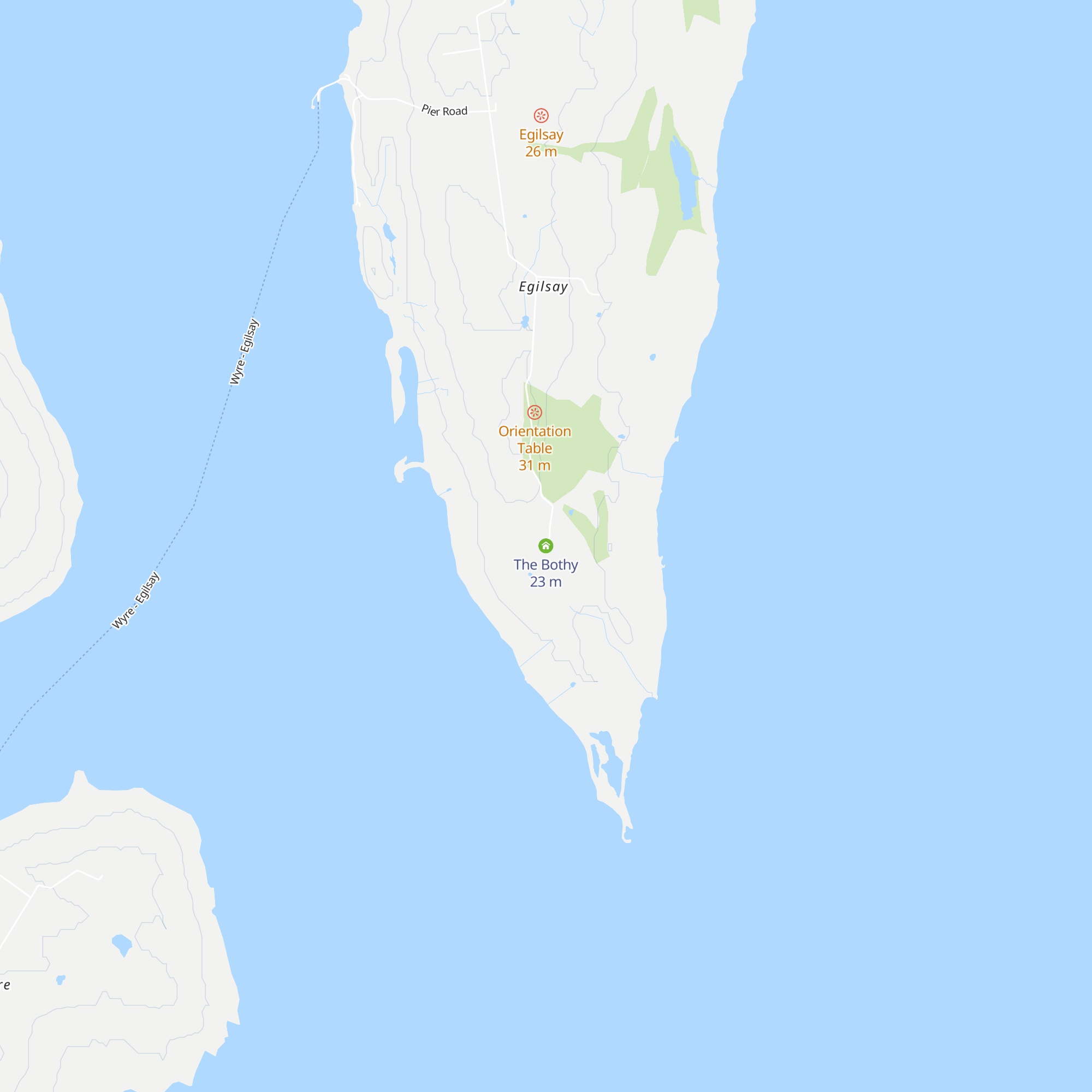 The Bothy map