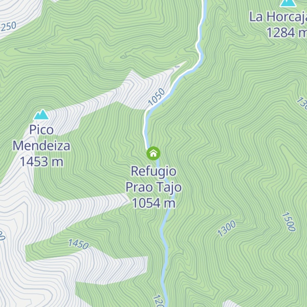 Map of Refugio Prao Tajo