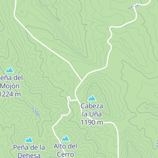Map of Refugio Pinos Altos