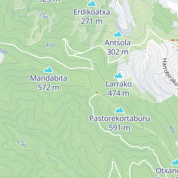 Map of Refugio de Pastorekorta