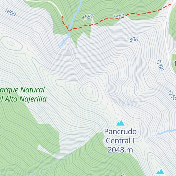 Map of Pancrudo Norte