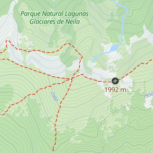 Map of Pico Muñalba