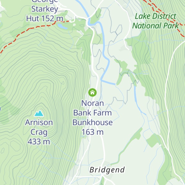 Map of Noran Bank Farm Bunkhouse