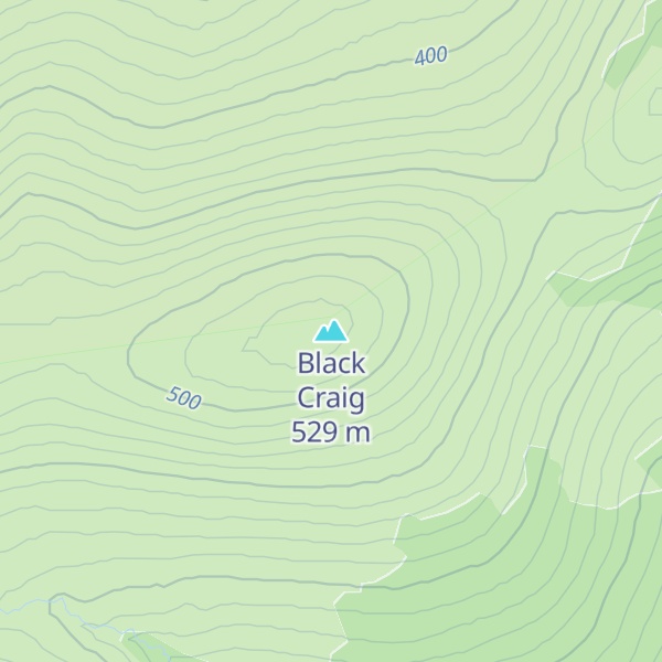 Map of Black Craig