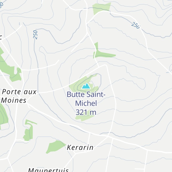 Map of Butte Saint-Michel