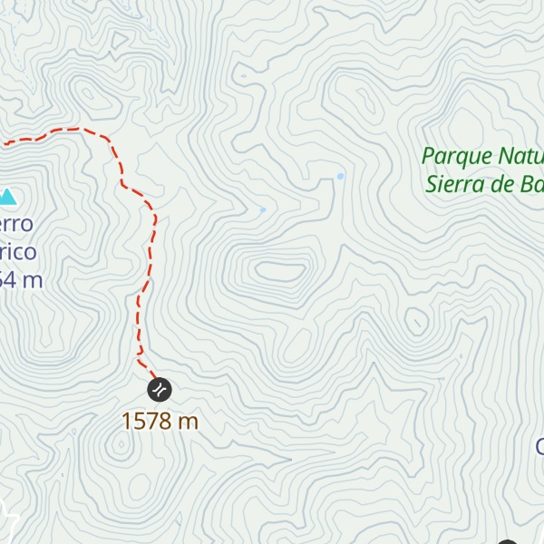 Map of Cerro Cartijillo