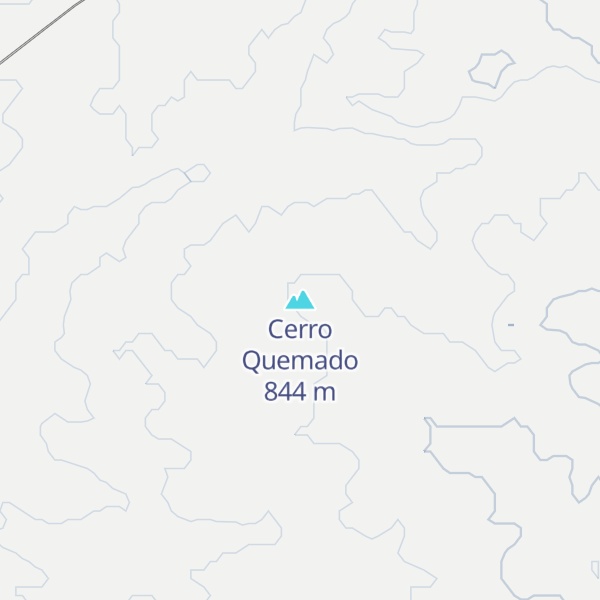 Map of Cerro Quemado