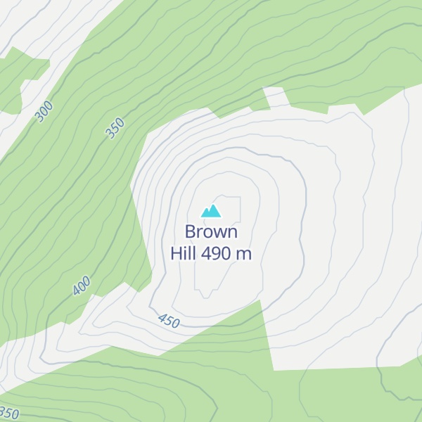 Map of Brown Hill