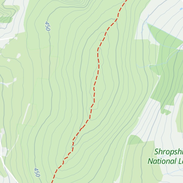 Map of Stiperstones