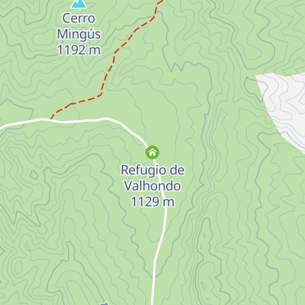 Map of Refugio de Valhondo