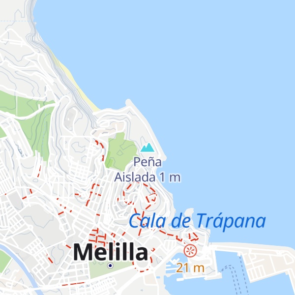 Map of Peña Aislada