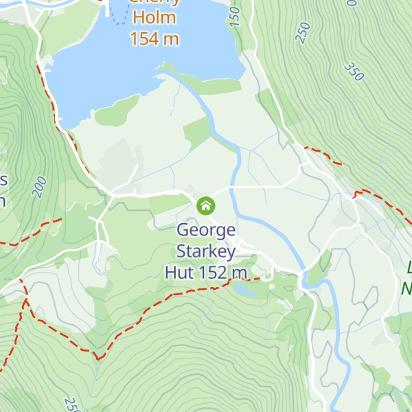 Map of George Starkey Hut