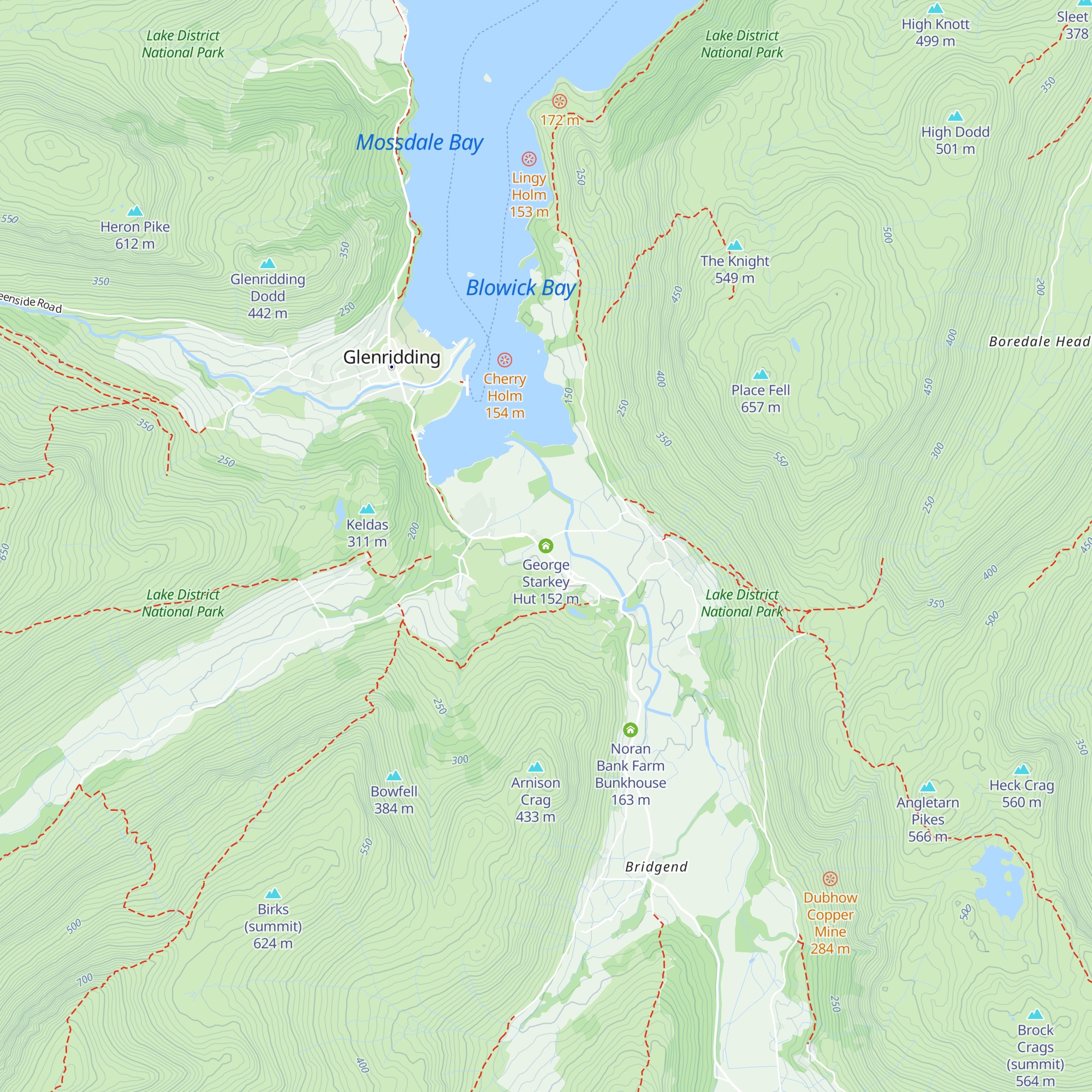 George Starkey Hut map