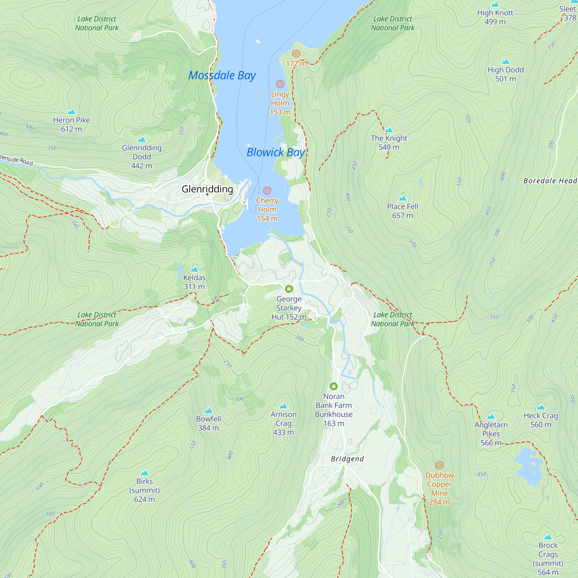 George Starkey Hut map