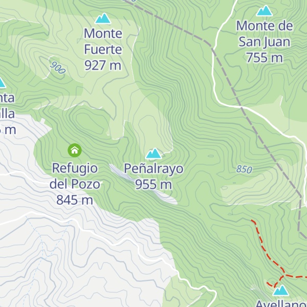 Map of Peñalrayo