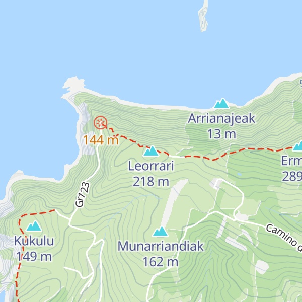 Map of Leorrari