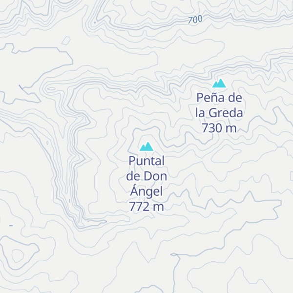Map of Puntal de Don Ángel