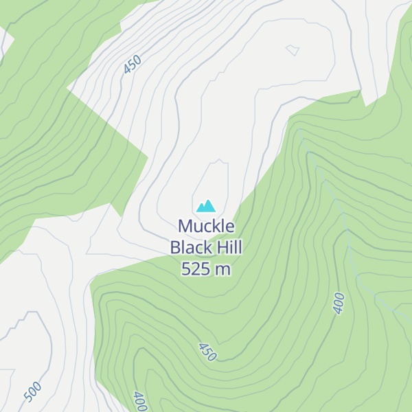 Map of Muckle Black Hill