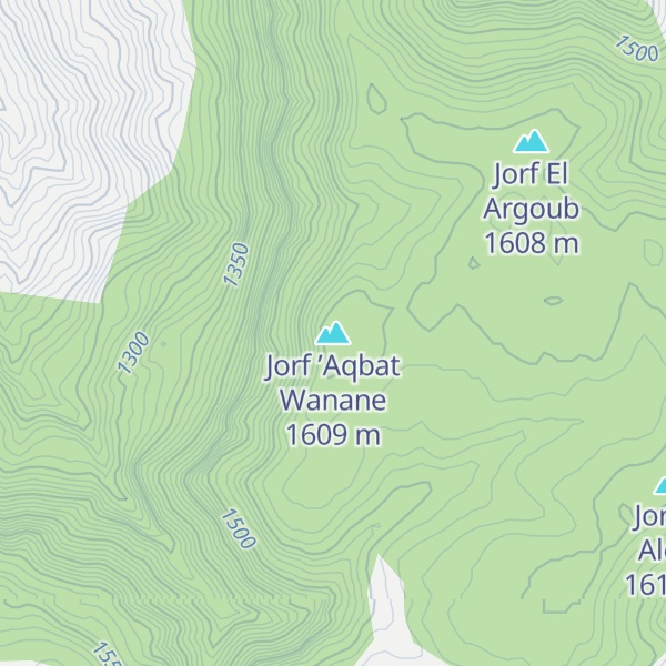 Map of Jorf ’Aqbat Wanane