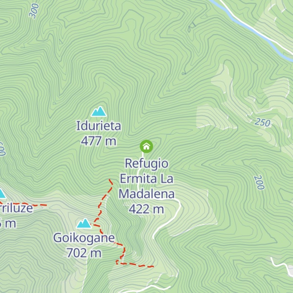 Map of Refugio Ermita La Madalena
