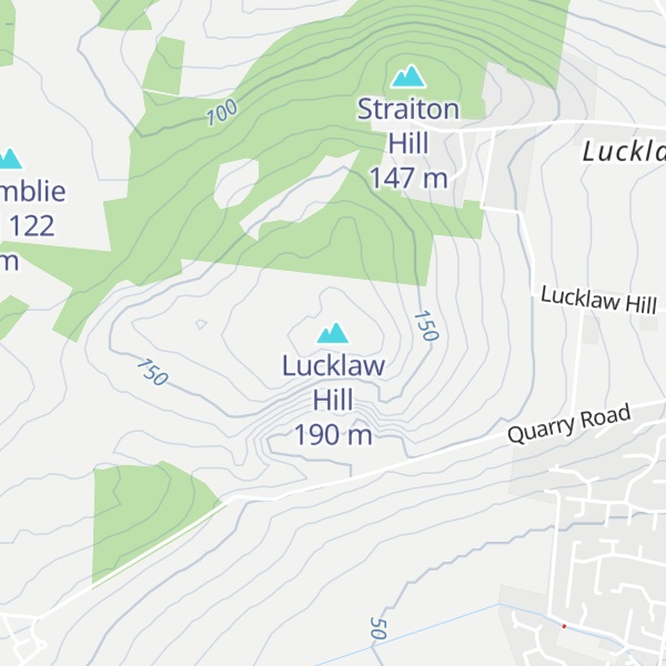 Map of Lucklaw Hill