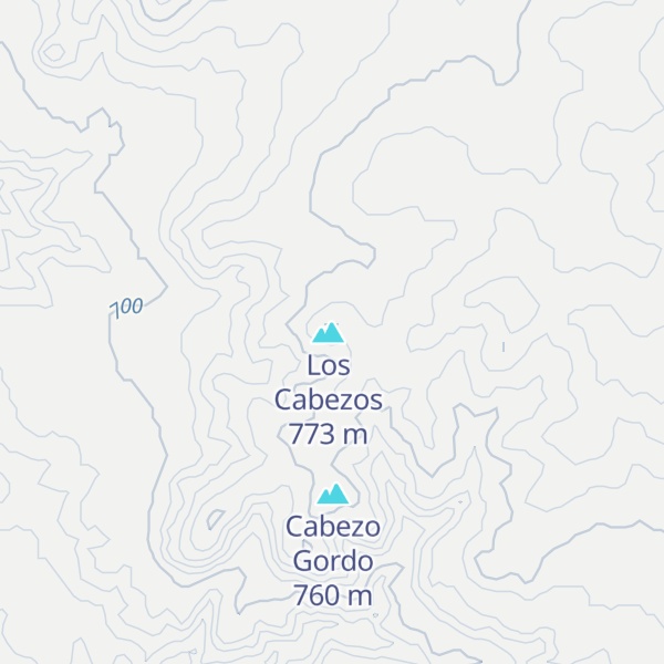 Map of Pico del Aguililla