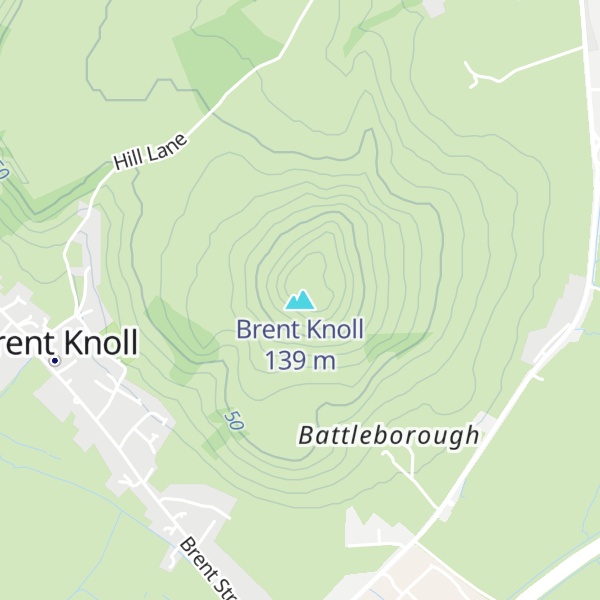 Map of Brent Knoll