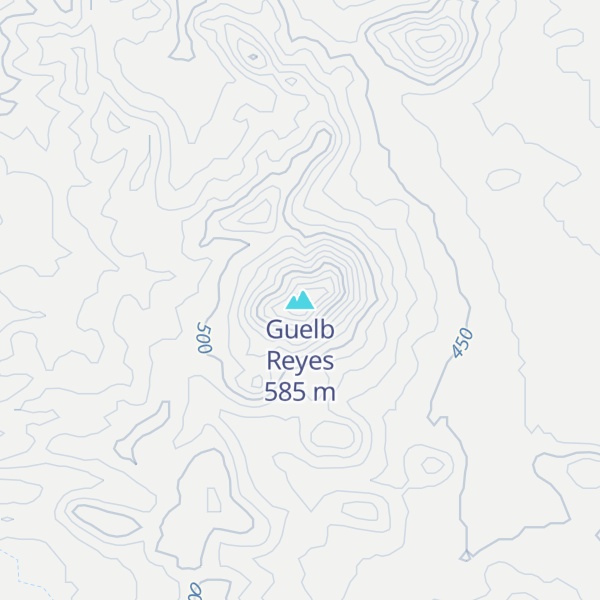 Map of Guelb Reyes