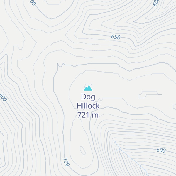 Map of Dog Hillock