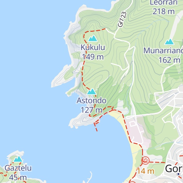 Map of Astondo