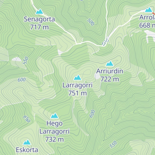 Map of Larragorri