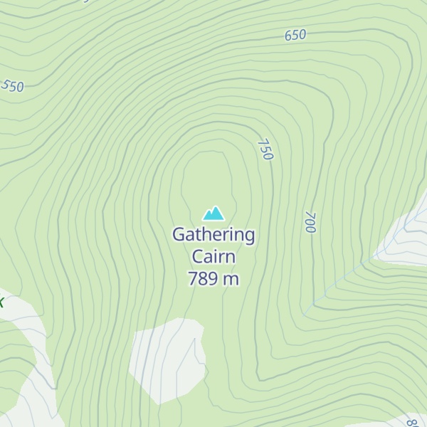 Map of Gathering Cairn
