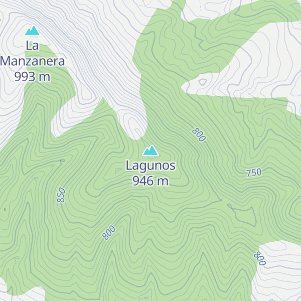 Map of Lagunos